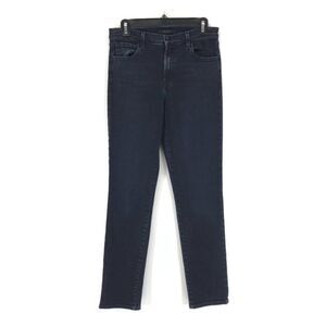 J Brand Ruby High Rise Cigarette Jeans Women's Size 27 Dark Wash Skinny Casual